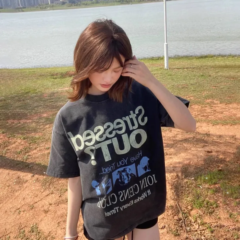 DAND T Shirts Unisex Washed Black-2