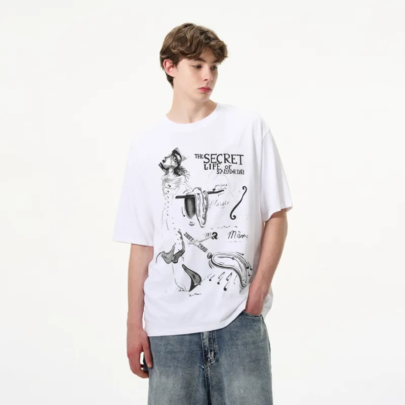 DAND T-Shirts Unisex White-4