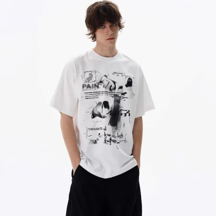 DAND T Shirts Unisex White-3