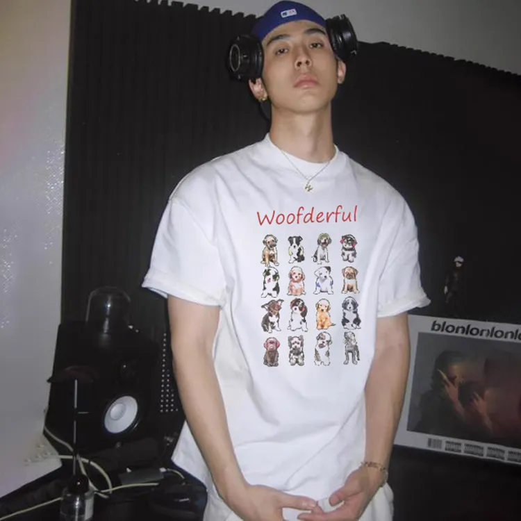 DAND T Shirts Unisex White-3