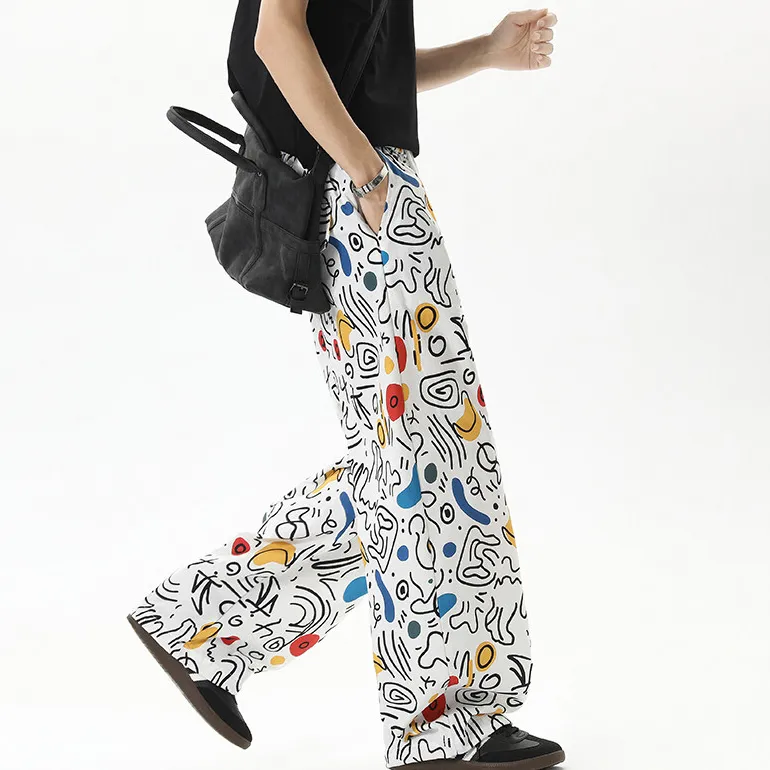 DAND Casual Pants Unisex White-3