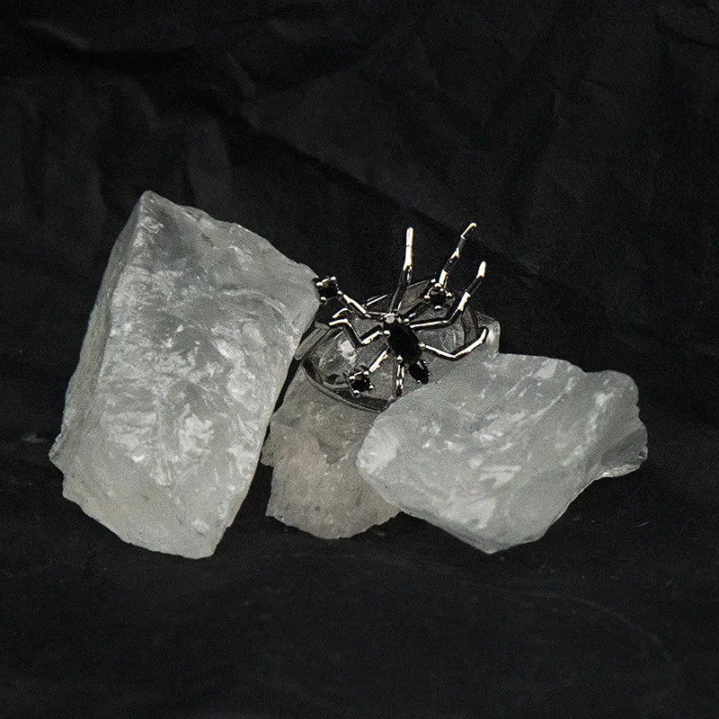 SIMPLE LURE Zircon Rings Unisex-1