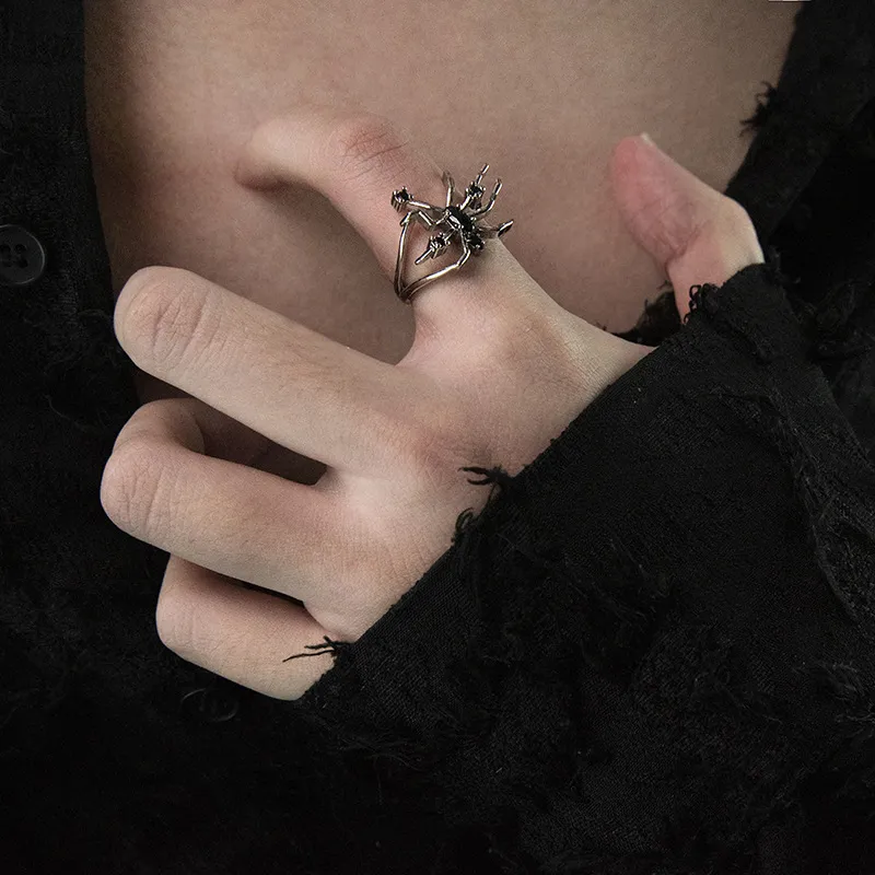 SIMPLE LURE Zircon Rings Unisex-3