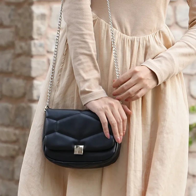 OMI Synthetic Leather Crossbody Bag, Shoulder Bag Regular Women's Cream Yellow/Manila Olive Green/Coca Mocha/Black-2