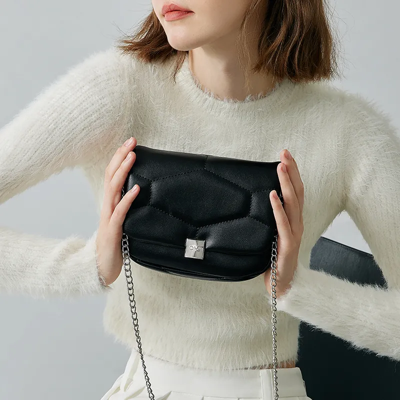OMI Synthetic Leather Crossbody Bag, Shoulder Bag Regular Women's Cream Yellow/Manila Olive Green/Coca Mocha/Black-4