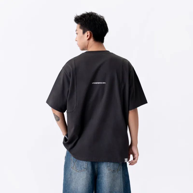 UDBK Drop Shoulder Sleeve T Shirt Unisex-2