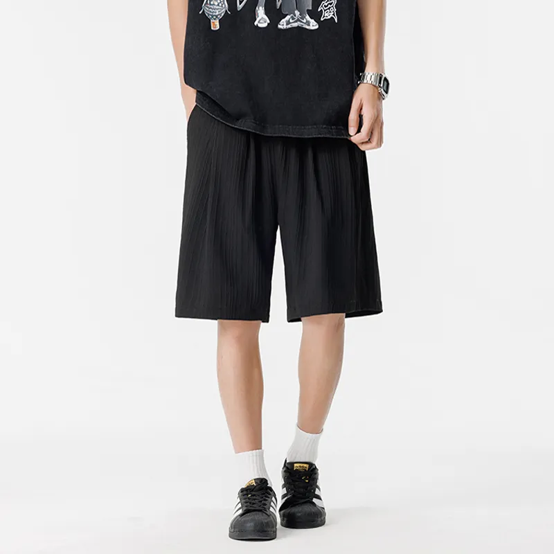 PISYPOX Casual Shorts Unisex Black-3