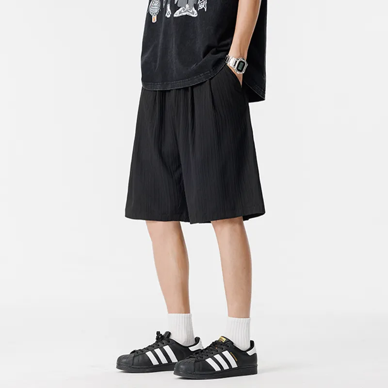 PISYPOX Casual Shorts Unisex Black-5