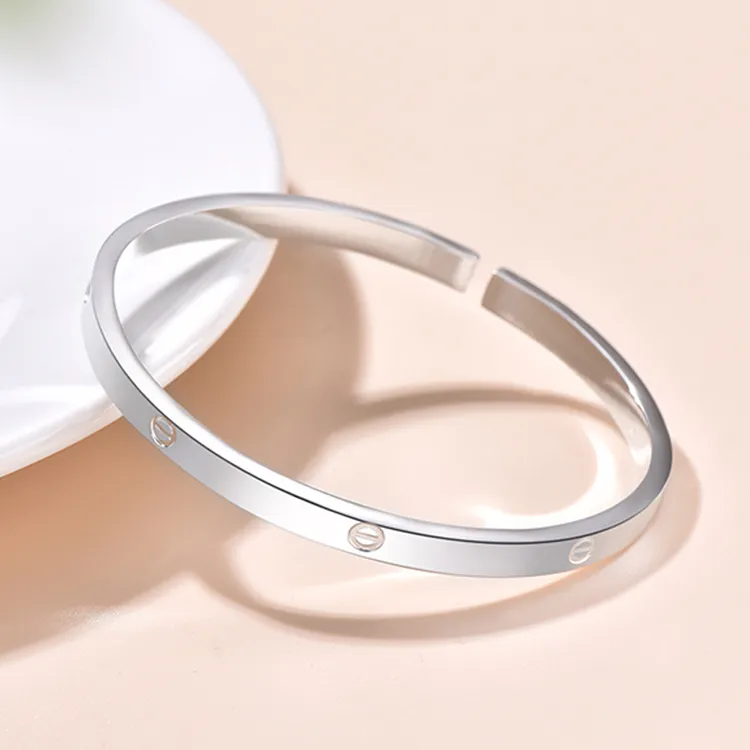 Furunlai 999 Fine Silver Bangles Unisex-3