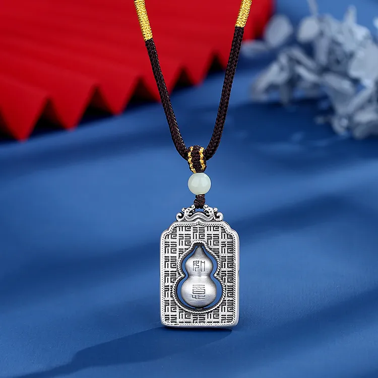 Furunlai S999 Fine Silver Sterling Silver Necklaces Unisex-1