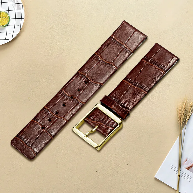 MILANQIAN M&Q Watch Bands CK Compatibility 190mm Cowhide Leather Material Unisex-20