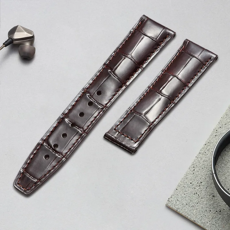 MILANQIAN M&Q Watch Band Aimee Compatibility 210mm Cowhide Leather Material Men's Watches-3