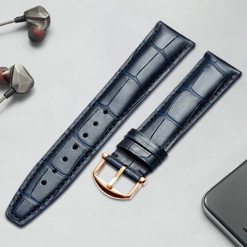 MILANQIAN M&Q Watch Band IWC Compatibility Across Brands 190mm Cowhide Leather Material Unisex-17