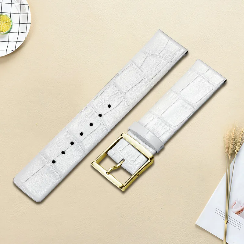MILANQIAN M&Q Watch Bands CK Compatibility 190mm Cowhide Leather Material Unisex-22