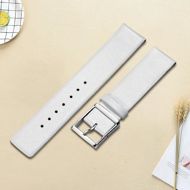 MILANQIAN M&Q Watch Bands CK Compatibility 190mm Cowhide Leather Material Unisex-11