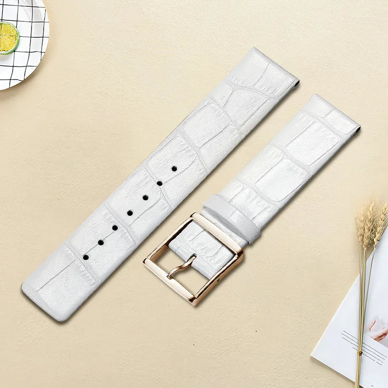MILANQIAN M&Q Watch Bands CK Compatibility 190mm Cowhide Leather Material Unisex-16
