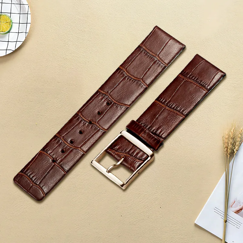 MILANQIAN M&Q Watch Bands CK Compatibility 190mm Cowhide Leather Material Unisex-14