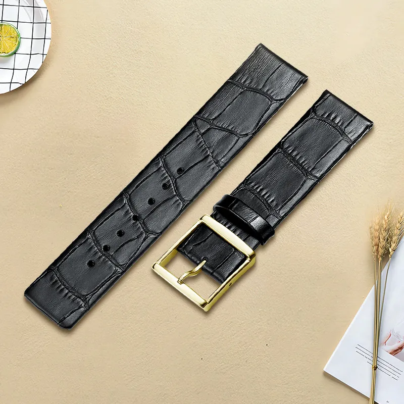 MILANQIAN M&Q Watch Bands CK Compatibility 190mm Cowhide Leather Material Unisex-18