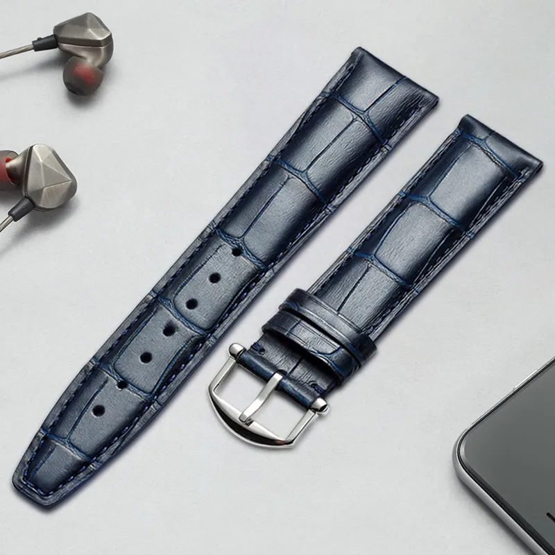 MILANQIAN M&Q Watch Band IWC Compatibility Across Brands 190mm Cowhide Leather Material Unisex-11