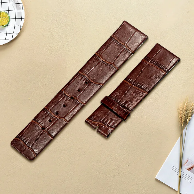 MILANQIAN M&Q Watch Bands CK Compatibility 190mm Cowhide Leather Material Unisex-3