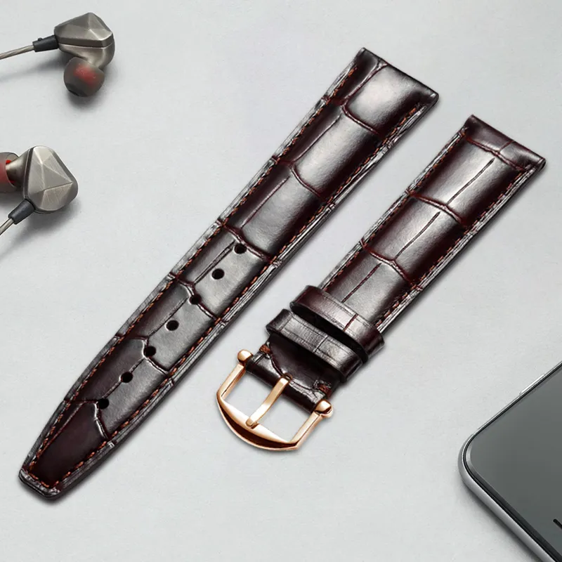MILANQIAN M&Q Watch Band IWC Compatibility Across Brands 190mm Cowhide Leather Material Unisex-15