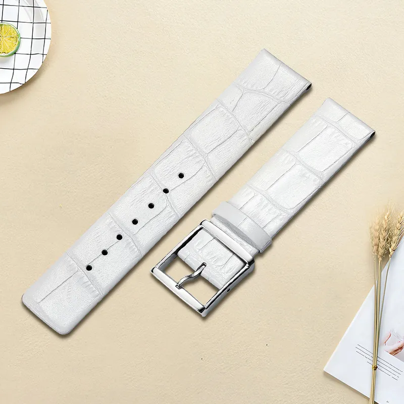 MILANQIAN M&Q Watch Bands CK Compatibility 190mm Cowhide Leather Material Unisex-10