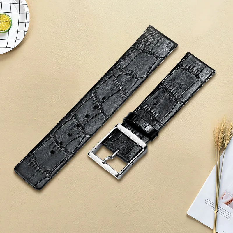 MILANQIAN M&Q Watch Bands CK Compatibility 190mm Cowhide Leather Material Unisex-7