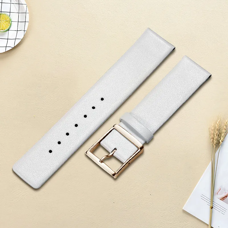 MILANQIAN M&Q Watch Bands CK Compatibility 190mm Cowhide Leather Material Unisex-17