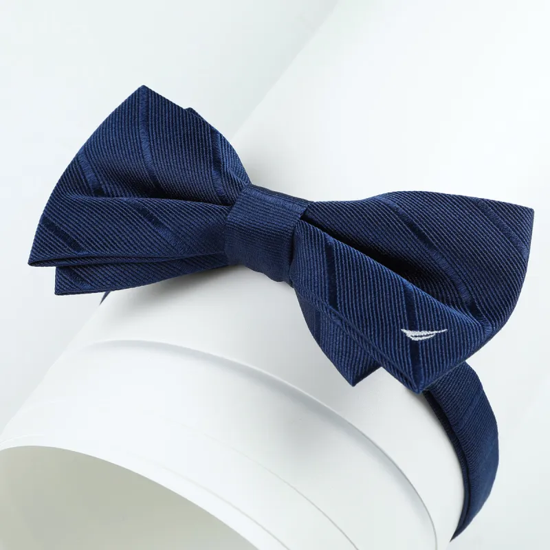 NAUTICA TAILORED Mulberry Silk Bow Tie Men's-3
