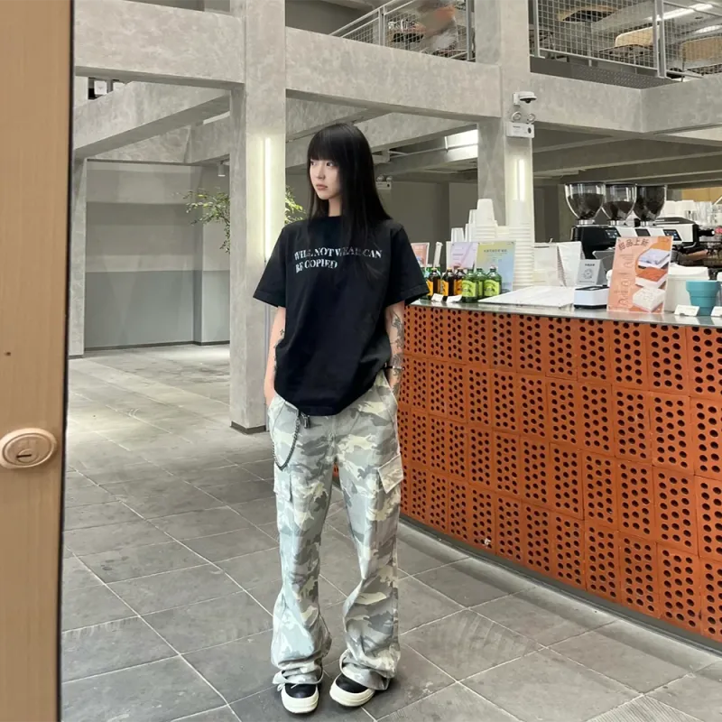 F.K.V.A Casual Pants Unisex Desert Camouflage-5
