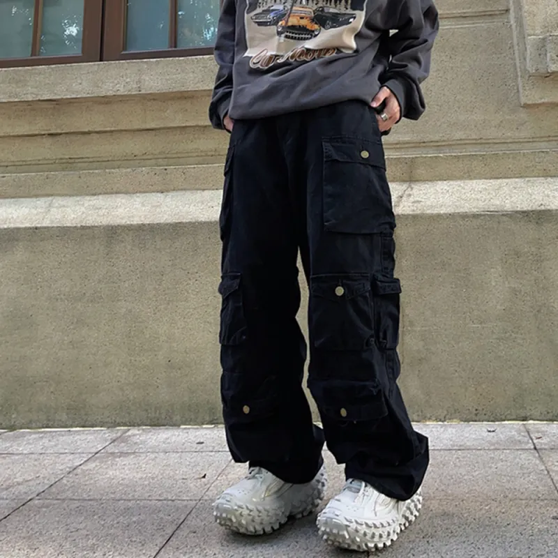 F.K.V.A Casual Pants Unisex Army Green-13