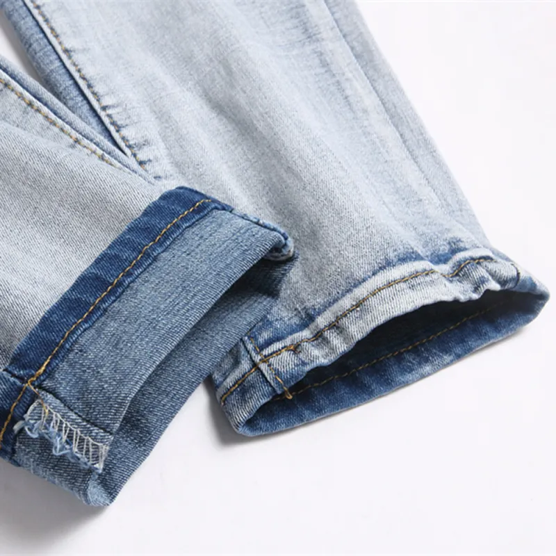F.K.V.A Jeans Unisex Light Blue-4