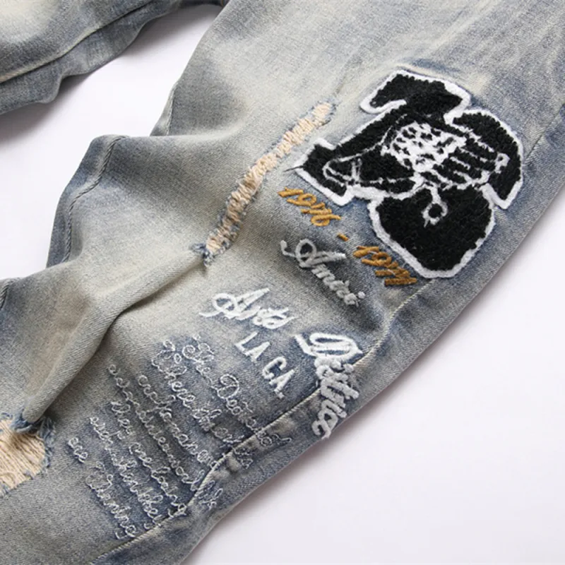 F.K.V.A Jeans Unisex Blue-2
