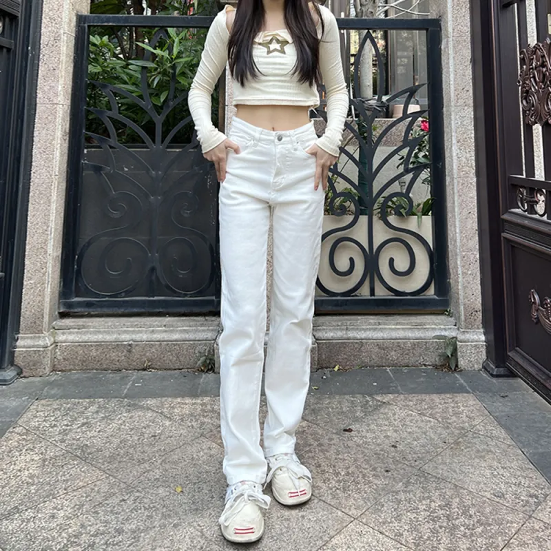 F.K.V.A Jeans Unisex White-1