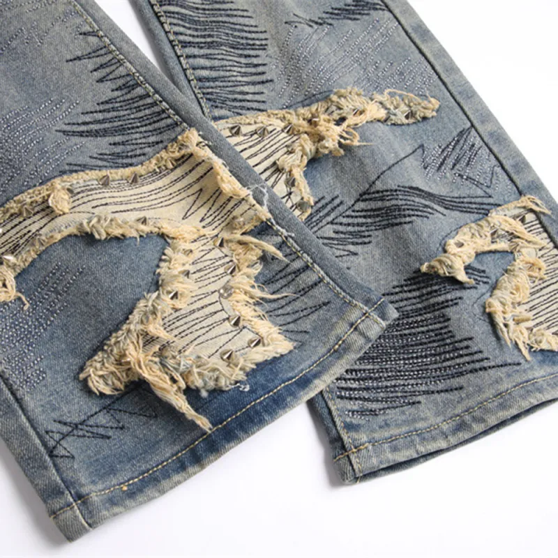 F.K.V.A Jeans Unisex Light Blue-4