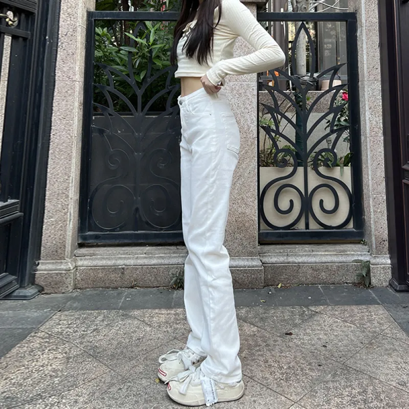 F.K.V.A Jeans Unisex White-2