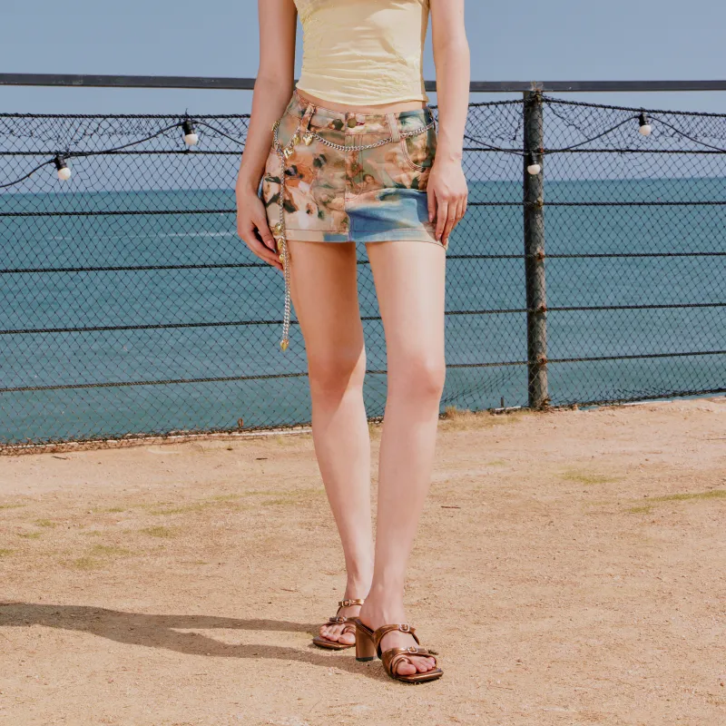RUNTOTHEFUTURE Casual Short Skirts Women's Paris Portrait-4