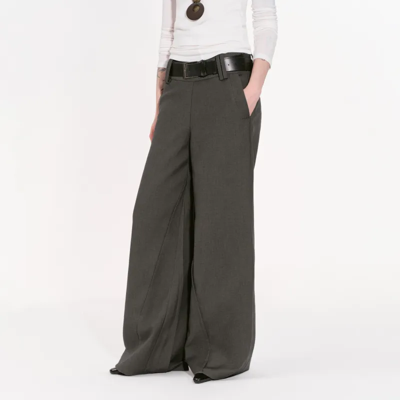 RUNTOTHEFUTURE Suit Trouser Women's Premium Gray-2