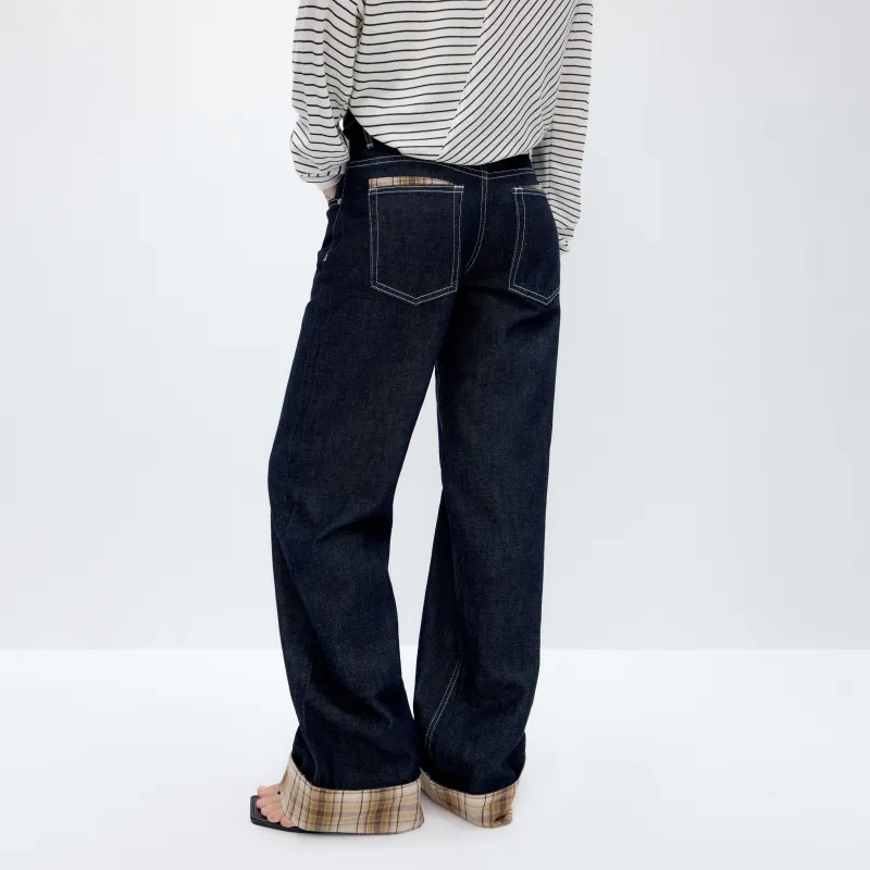 RUNTOTHEFUTURE Jeans Women's Original Denim Dark Blue-2