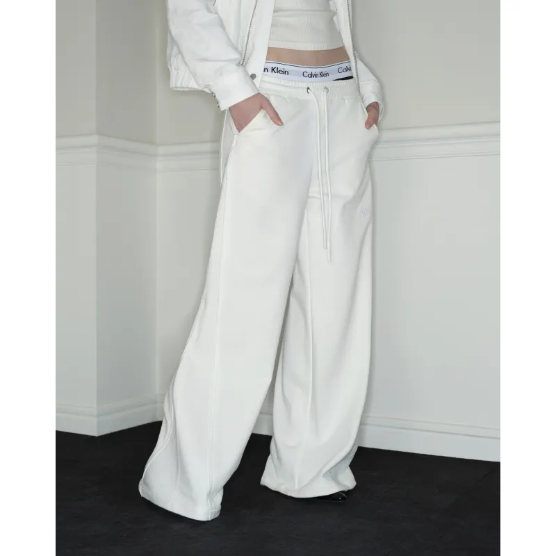 RUNTOTHEFUTURE Casual Pants Women's Moon White-3