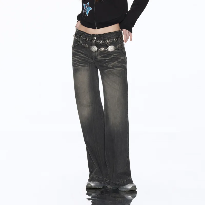 RUNTOTHEFUTURE Jeans Unisex Nostalgic Black-3