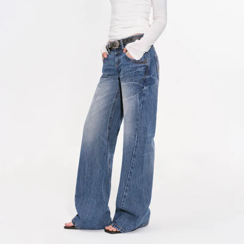RUNTOTHEFUTURE Jeans Women's Medium Blue-2