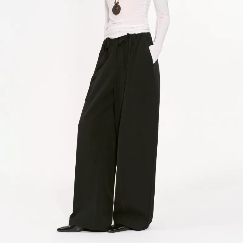 RUNTOTHEFUTURE Casual Pants Women's Classic Black-2