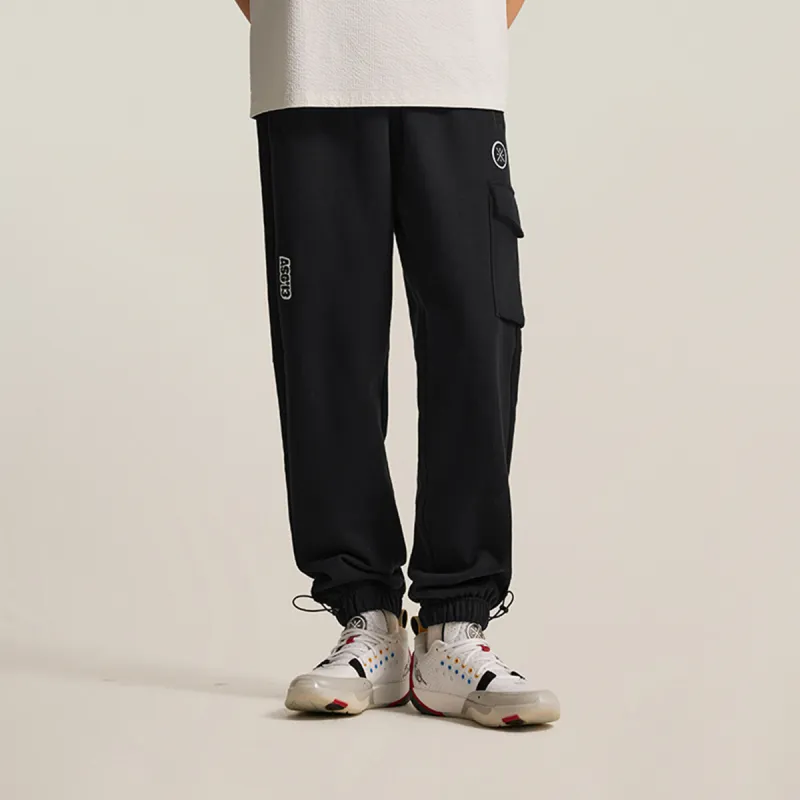 LiNing WOW Knitted Sweatpants Men's Black-2