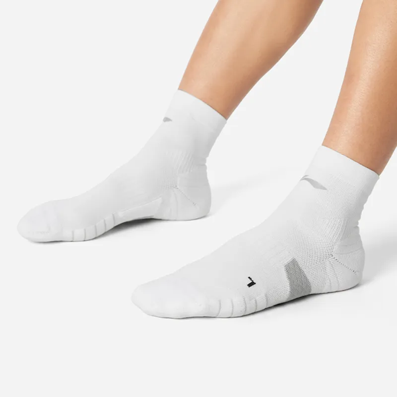 LiNing Running Collection Running Socks Unisex 1 Pack White-5