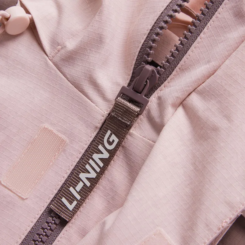 LiNing Lotus Leaf Trench Coat Women's Light Blush Pink-3