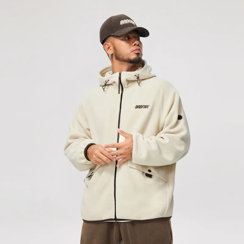LiNing Badfive Jackets Coats Men's Stone White Gray-5