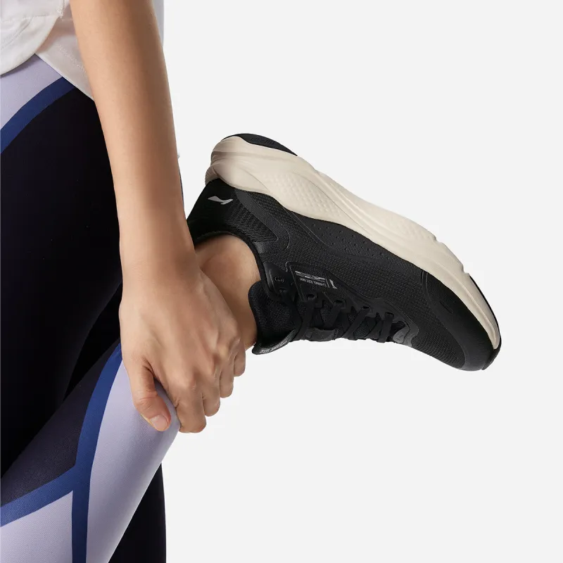 LiNing Liuyun Anti Slip Wear Resistant Low Top Casual Running Shoes Women's Black-7
