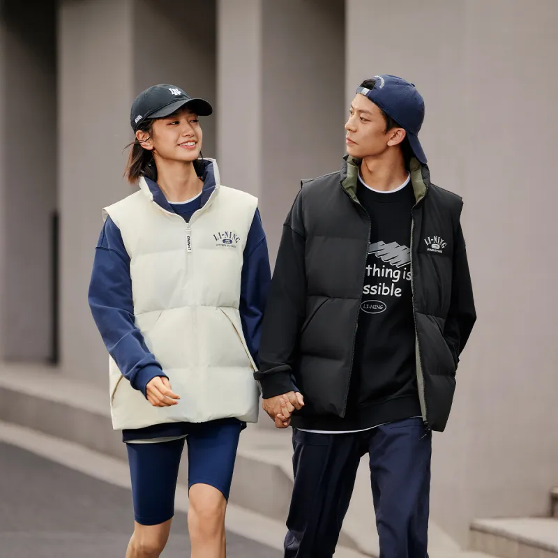 LiNing Fondue Down Series Vest Unisex Black-7