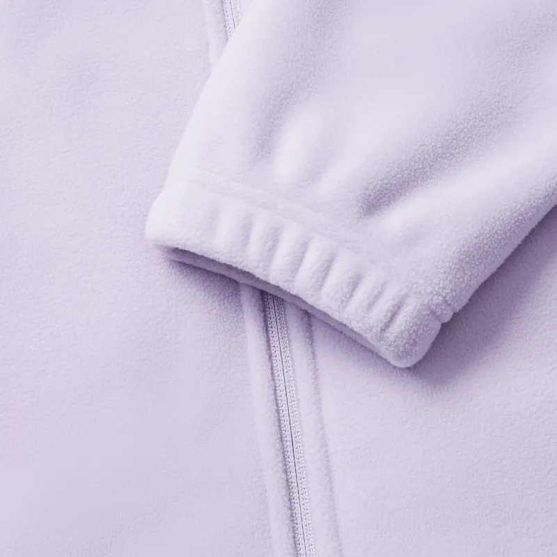 LiNing Fitness Series Velvet feel Coat Women's Sea Salt Purple-3